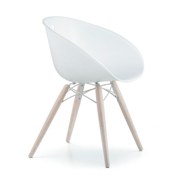 Scaun Pedrali Gliss Wood, alb-image-4