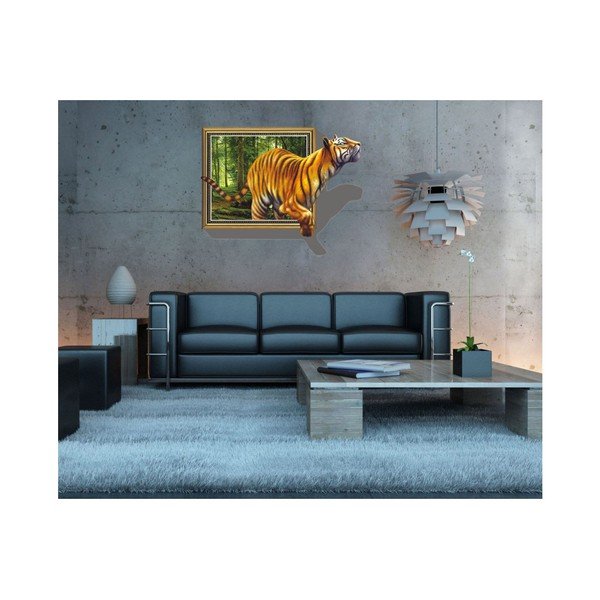 3D Autocolant Ambiance Tiger-image-4