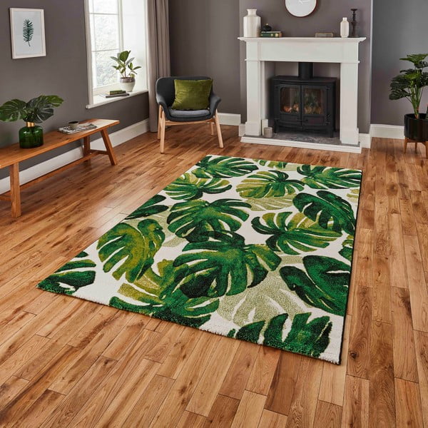 Covor verde închis 80x150 cm Havana – Think Rugs-image-1