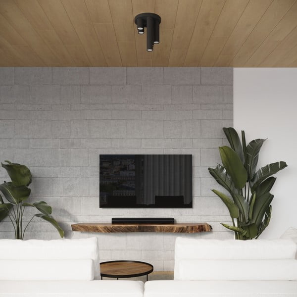 Plafonieră neagră Castro – Sollux-image-4