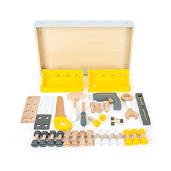Masă de lucru din lemn pentru copii cu unelte Legler Miniwob-image-3