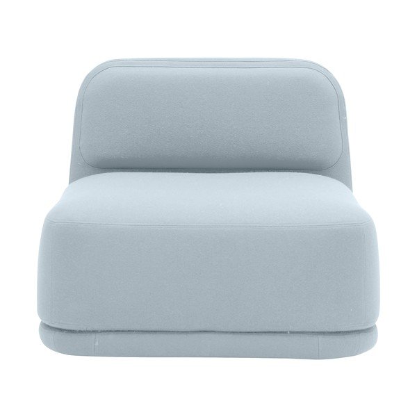 Fotoliu Softline Standby Low, albastru deschis