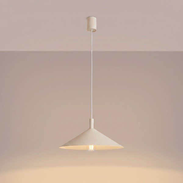 Lustră bej din oțel ø 40 cm Zylo – Sollux-image-3