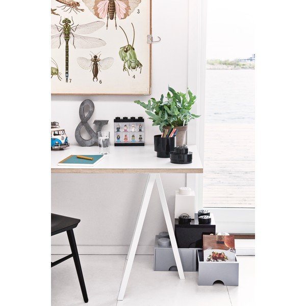 Cutie pătrată pentru depozitare LEGO®, gri-image-1