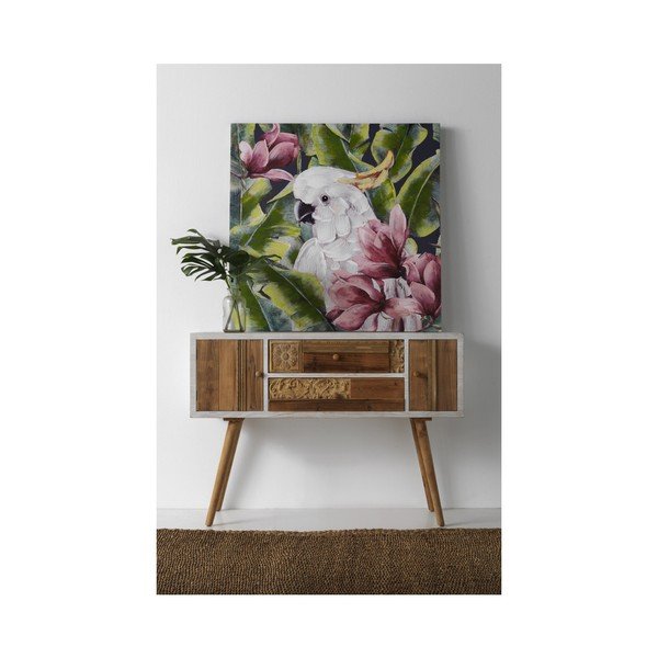 Tablou pe pânză Geese Modern Style Cockatoo Cubico, 100 x 100 cm-image-1