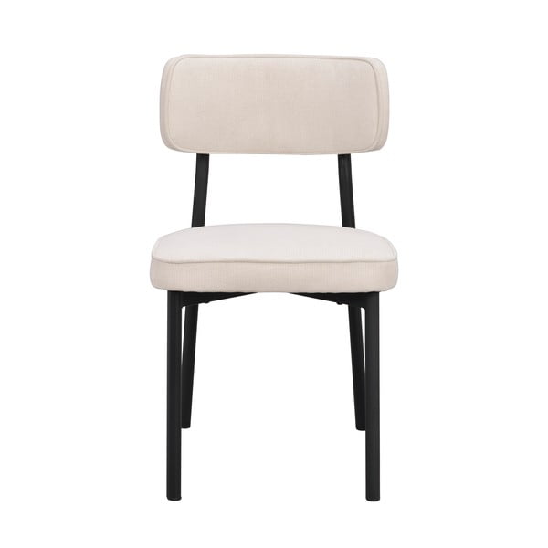 Scaune de dining albe/bej 2 buc. Paisley - Rowico-image-3