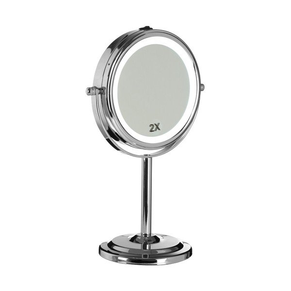 Oglindă cosmetică (mărire 2x) cu led/de mărire ø 15 cm Cassini – Premier Housewares-image-2