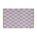 Covoraș de baie galben deschis/mov din bumbac organic 50x80 cm Retro – Mette Ditmer Denmark