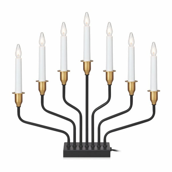 Decorațiune luminoasă de Crăciun neagră Brosa – Markslöjd