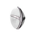 Cârlig alb/argintiu lucios de montat pe perete din plastic Tick – Spinder Design