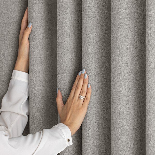 Draperie taupe blackout 140x250 cm Corita – Restilo-image-3