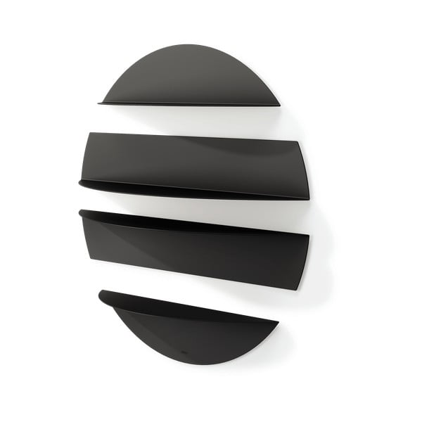 Rafturi negre 4 buc. din metal 76 cm Solis – Umbra-image-4