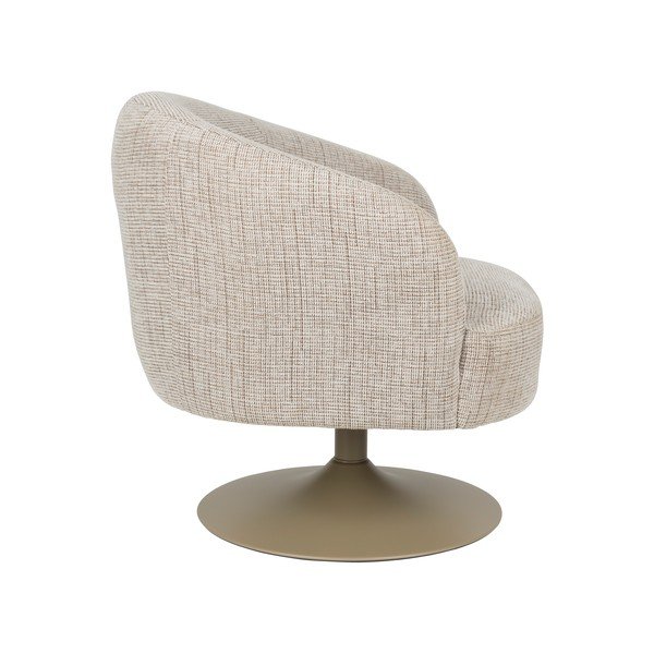 Fotoliu bej pivotant Renate – White Label-image-3