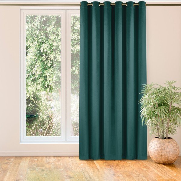 Draperie verde-închis 200x270 cm Vila – Homede-image-1