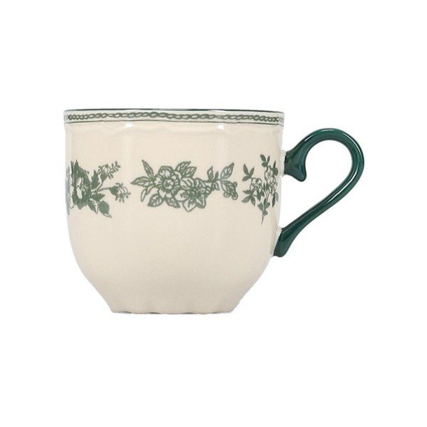 Ceașcă verde/fildeș din porțelan 215 ml Cyril – S|P Collection