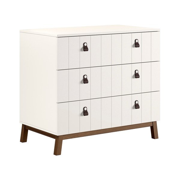 Comodă de copii bej 98,5x89x57 cm Sezane – Vipack