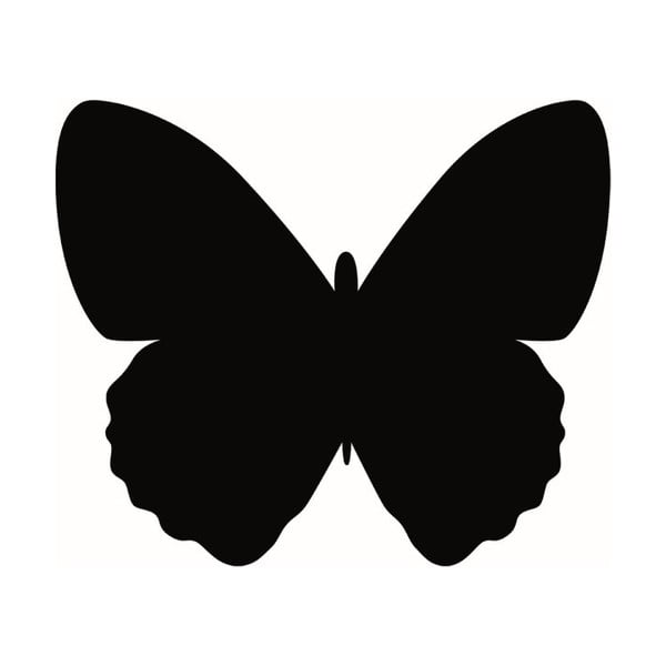 Set tablă de scris și cretă markerSecurit® Silhouette Butterfly