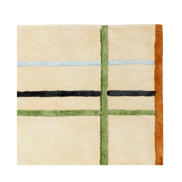 Covor din amestec de bumbac Hübsch Ester, 120 x 180 cm, bej-image-2