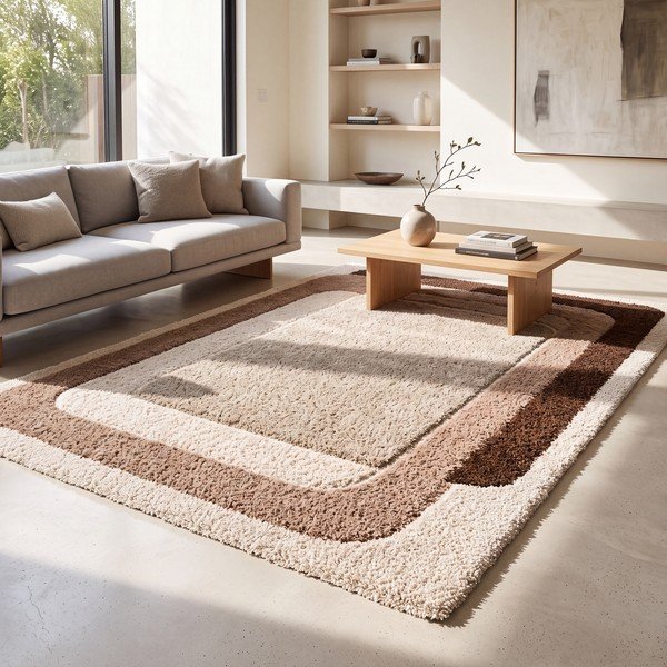 Covor roz/bej 120x170 cm Ember – Universal-image-1