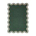 Covor verde închis țesut manual din amestesc de lână 200x290 cm Rivo Wool – Flair Rugs