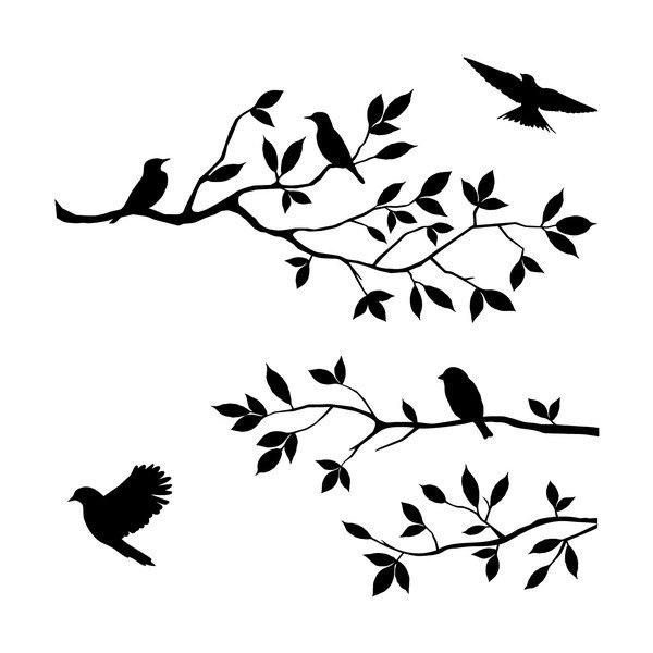 Autocolant Fanastick Birds On The Tree-image-3