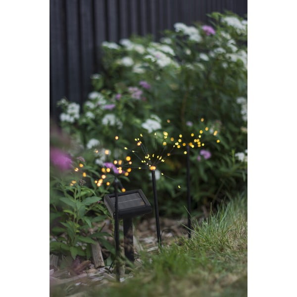 Corpuri de iluminat pentru exterior LED 3 buc. tip țepușă, de sol solare (înălțime 40 cm) Firework  – Star Trading-image-4