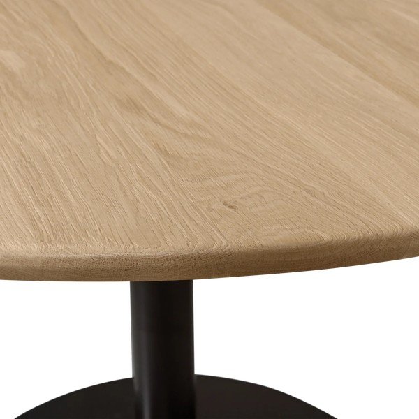 Masă de dining rotundă cu blat din lemn de stejar ø 120 cm Tablo – WOOOD-image-2