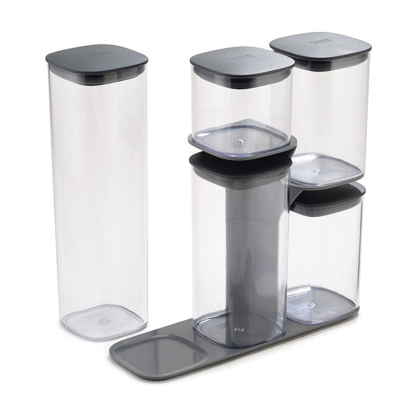 Recipiente 5 buc. pentru alimente Podium – Joseph Joseph-image-3