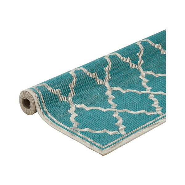 Covor rezistent Floorita Intreccio Turquoise, 160 x 230 cm, turcoaz-image-2