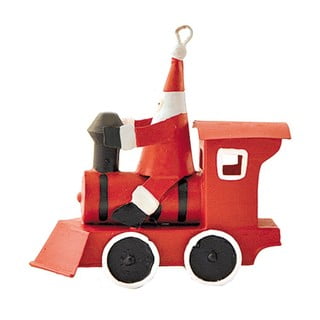 Decorațiune de Crăciun Santa in Red Train G-Bork