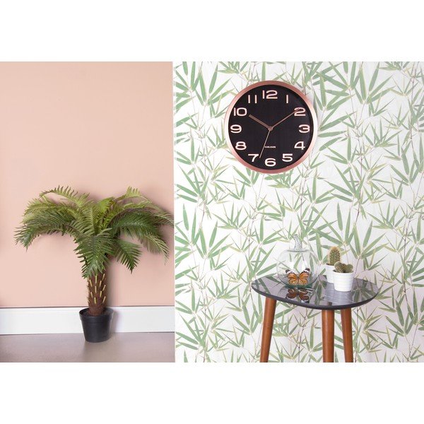 Ceas de perete Present Time Maxie Copper, negru -image-3