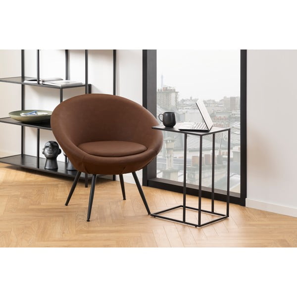 Măsuță auxiliară cu blat cu aspect de marmură 43x35 cm Infinity – Actona-image-1