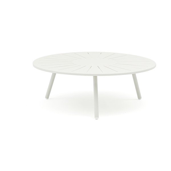 Măsuță de cafea pentru grădină rotundă din aluminiu ø 110 cm Fleole – Ezeis-image-1