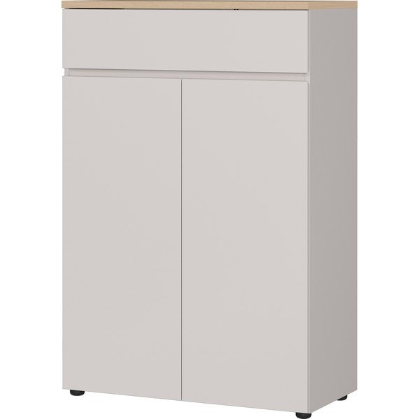Comodă crem cu aspect mat 80x120x40 cm Lissabon – Germania