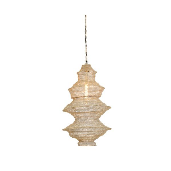 Lustră bej din metal Nakisha – Light & Living-image-2