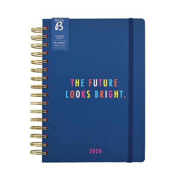 Agendă A5 2020 Busy B Vibrant Vibes, 208 file, albastru-image-1