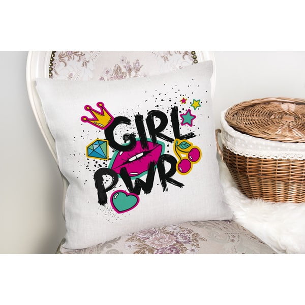 Față de pernă pentru copii 43x43 cm Girl Power – Mila Home-image-1