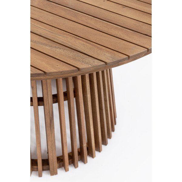 Masă  de grădină rotundă din lemn de acacia ø 120 cm Rodano – Bizzotto-image-4
