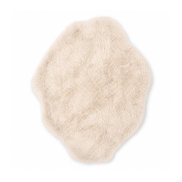 Covor pentru copii bej 90x120 cm Mammoth – Meowbaby