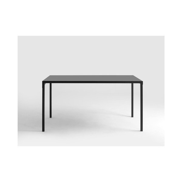 Masă metalică CustomForm Obroos, 140 x 80 cm, negru-image-3