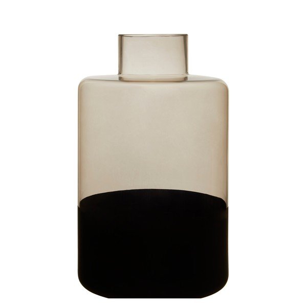 Vază din sticlă cu detalii negre Premier Houseware Cova, înălțime 32 cm-image-4