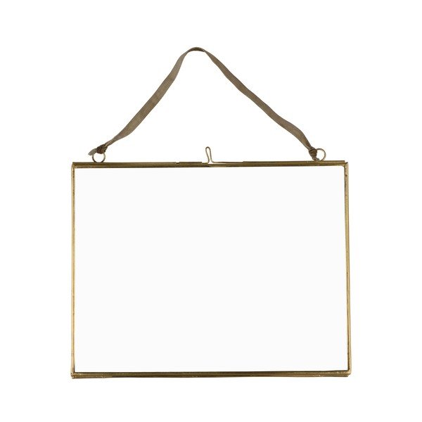 Ramă foto aurie de agățat din metal 20x15 cm – Rex London