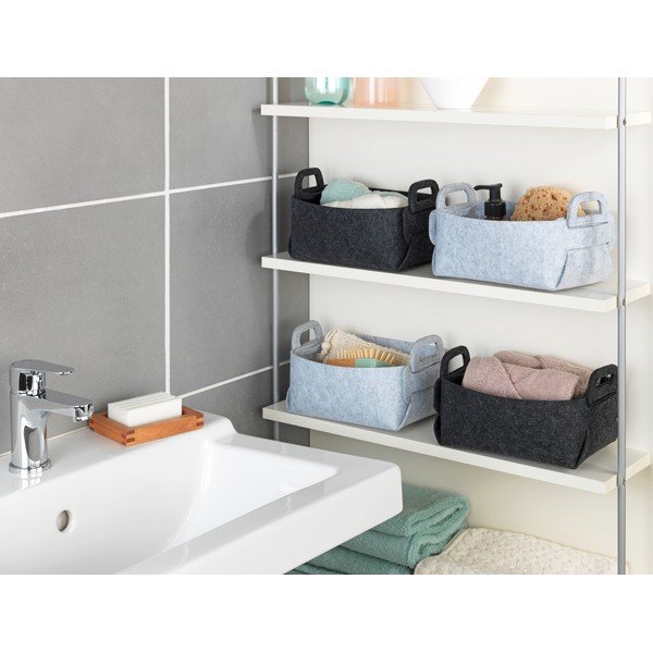 Coșuri de depozitare 2 buc. din material textil Nina – Wenko-image-1