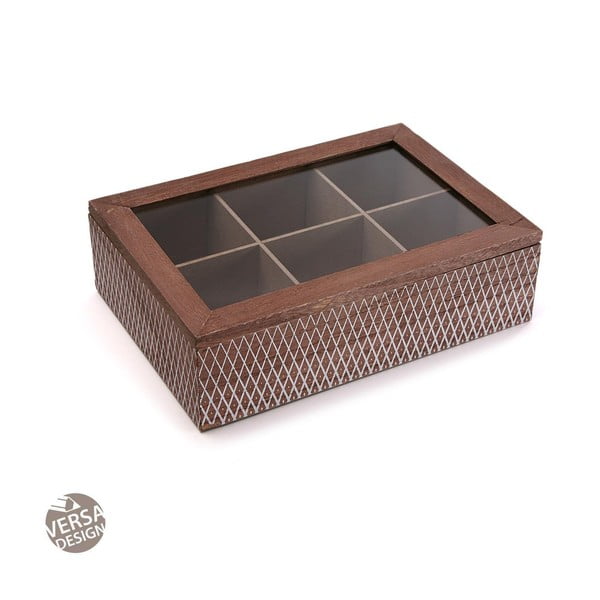 Cutie din lemn pentru pliculețe de ceai VERSA