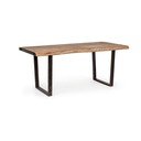 Masă de dining cu blat din lemn de acacia 90x180 cm Elmer – Bizzotto