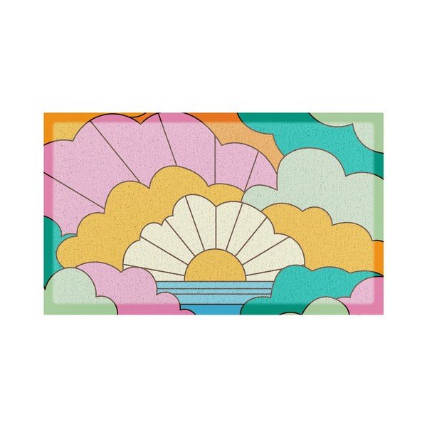 Covoraș de intrare din plastic reciclat 40x70 cm Elizabeth Olwen  – Artsy Doormats