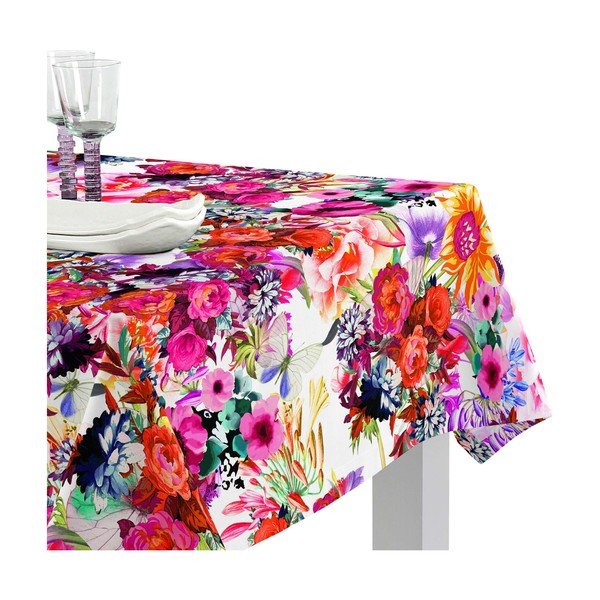 Față de masă din bumbac Happy Friday Basic Flowery, 250 x 150 cm-image-2
