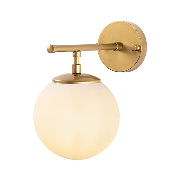 Aplică de perete albă/alămie Roe – Opviq lights-image-2