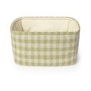 Coș de jucării pentru copii verde deschis din material textil 30x20x20 cm Swan Matcha – Lorena Canals
