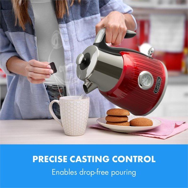 Fierbător electric Klarstein Cancan, roșu-image-4